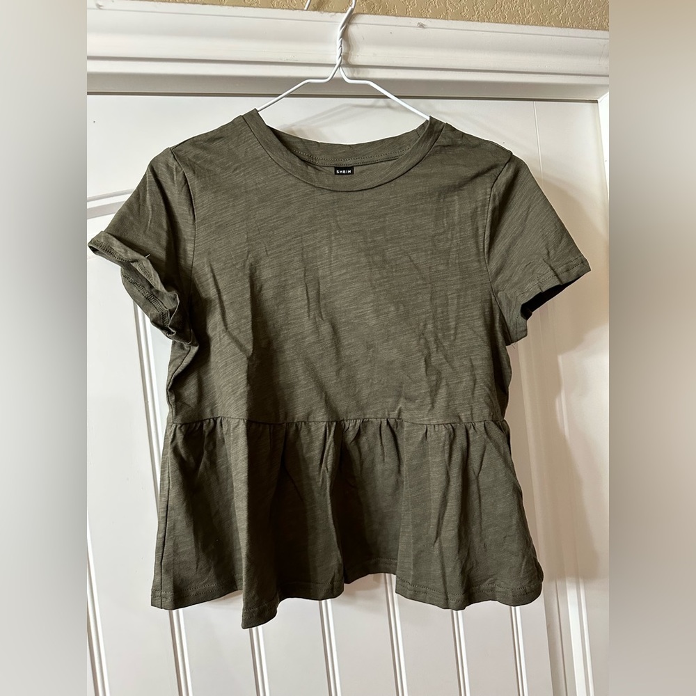 Army Green Shein Shirt